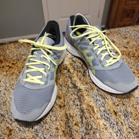 Asics Contend 5 Running Shoes Sneakers Men's Size 12.5 Sheet Rock Safety Yellow - Picture 3 of 12